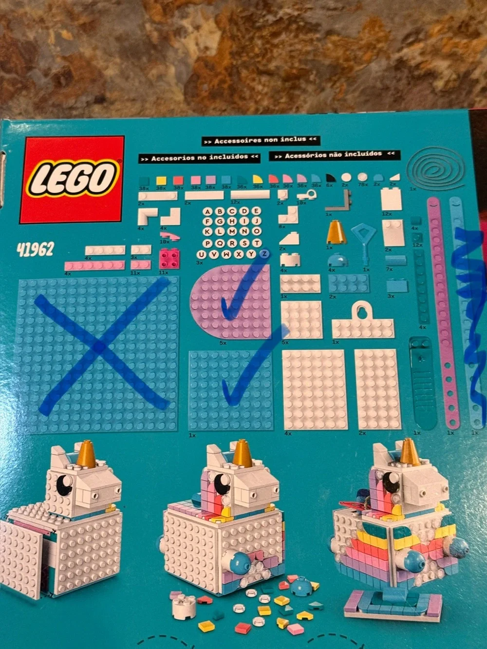 Lego Dots 41962 Unicorn Creative Family Pack